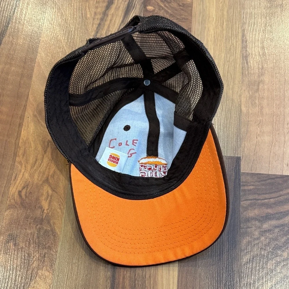 Burger King Brown and Black Trucker Hat